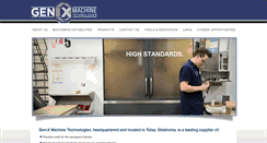 Desktop Screenshot of genxmachine.com